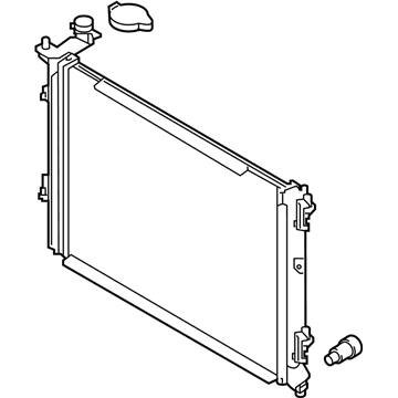 Kia 253103T140 Radiator Assembly