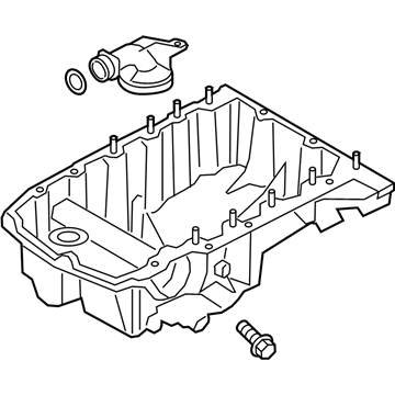 Ford L1MZ-6675-B Oil Pan