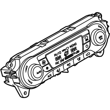 Ford F1EZ-19980-A Dash Control Unit