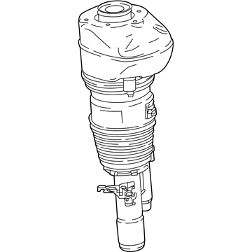 BMW 37-10-7-915-965 AIR SPRING STRUT, FRONT LEFT