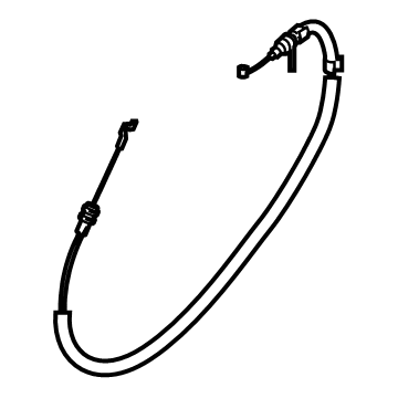 BMW 51-22-7-444-657 BOWDEN CABLE, OUTSIDE DOOR H