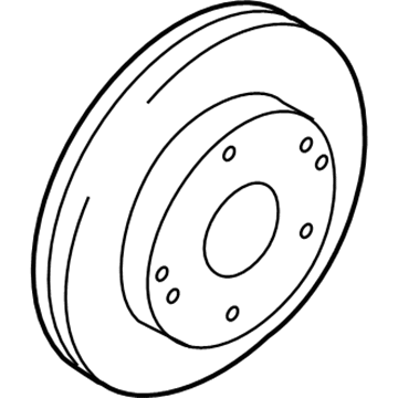 Hyundai 51712-2C000 Disc-Front Wheel Brake