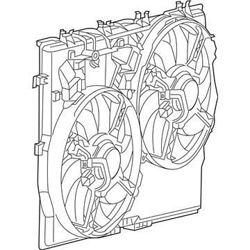 Mopar 68189000AD Fan MODUL-Radiator Cooling