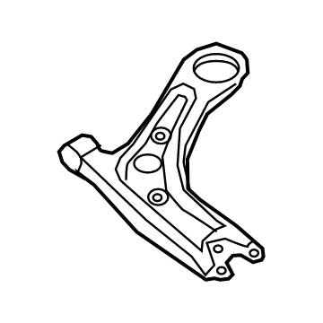 Hyundai 54501-CW050 ARM COMPLETE-FR LWR, RH