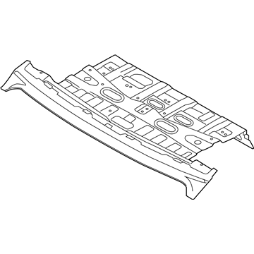 Hyundai 69300-J0050 Panel & Frame Assembly-Package Tray, Rear