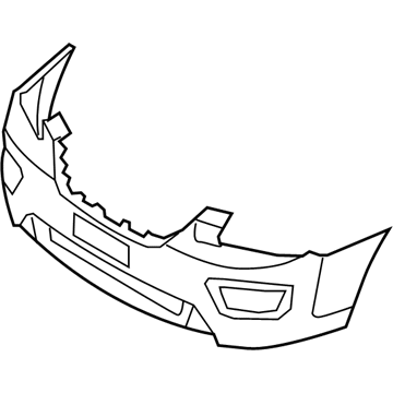 Kia 865111D050 Front Bumper Cover