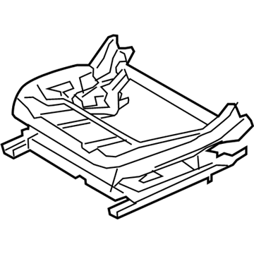 BMW 52-10-7-363-143 Seat Frame, Electric. Left