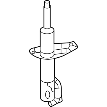 Kia 546512G300 Front Shock Absorber Assembly, Left