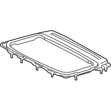 Lexus 63142-0E020 Reinforcement, Roof Panel, NO.2