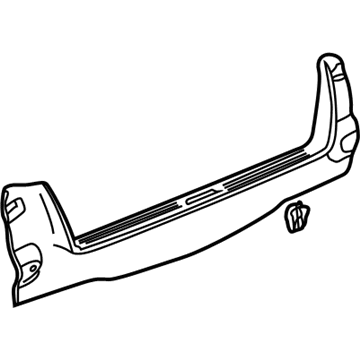 GM 25715378 Rear Sill Plate