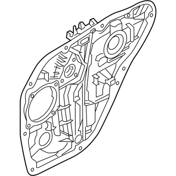 Hyundai 83471-L1000 Panel Assembly-Rear Door Module, LH