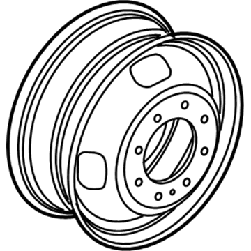 Ford 6C3Z-1015-D Spare Wheel