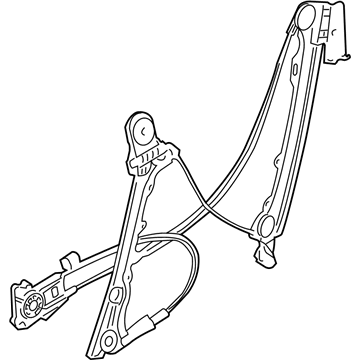 BMW 51-33-7-198-304 Window Regulator Front Right