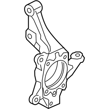 Hyundai 51715-D3000 Knuckle-Front Axle, LH