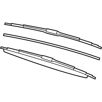 BMW 61-61-2-151-749 Wiper Blade Set