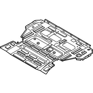 Hyundai 65513-K5000 PANEL ASSY-REAR FLOOR, RR