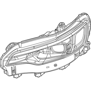 Mopar 68275944AH HEADLAMP Right