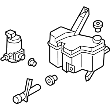 Nissan 28910-EM51A Tank Assy-Windshield Washer