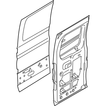 Ford EK4Z-6120124-K DOOR ASY - HINGED SIDE LOADING