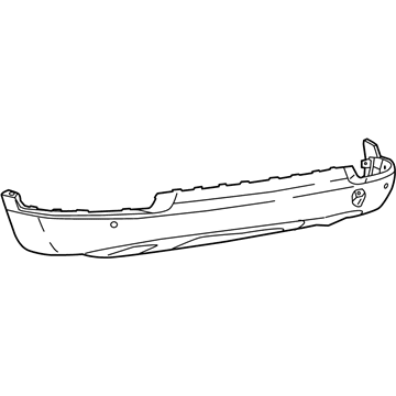 Mopar 5VT91RXFAC Rear Bumper Cover Lower