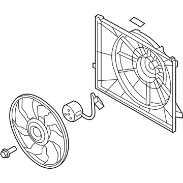 Hyundai 25380-0A250 Blower Assembly