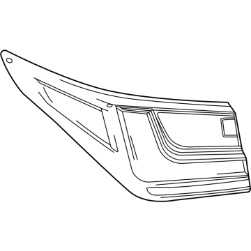 Lexus 81561-78140 LENS & BODY, RR COMB