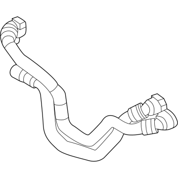 BMW 17-12-8-658-491 Transmission Oil Heat Exchanger Hose