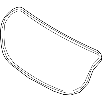 Hyundai 87321-J0000 Weather Strip-Trunk Lid