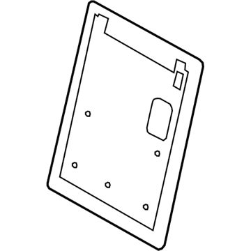 Hyundai 89370-0W400-J4 Board Assembly-3RD Seat Back LH