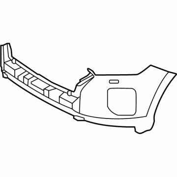 Hyundai 865B0-S8BA0 Cover-FR Bumper, RH