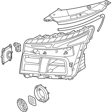 Hyundai 92102-S2600 Lamp Assembly-Head, RH