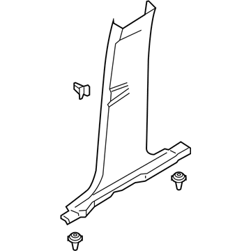 Ford EJ7Z-7824346-AH Lower Center Pillar Trim