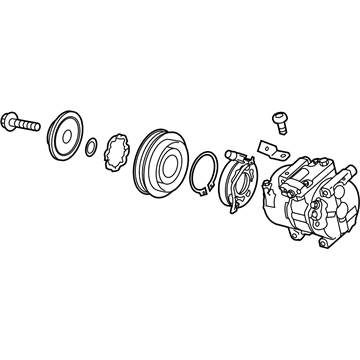 Kia 977011M130DR Reman Compressor Assembly