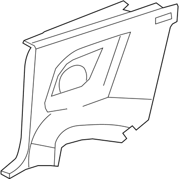 Mopar 1SN19HL1AF Panel-Quarter Trim