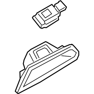 Ford LJ6Z-9922004-AA HANDLE - LUGGAGE COMPARTMENT