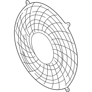 BMW 64-54-8-398-211 Protection Grid For Additional Fan