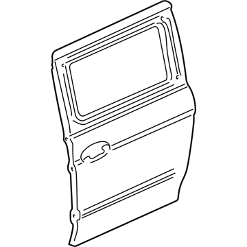 Honda 67611-S0X-A01ZZ Skin, R. Slide Door