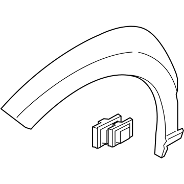 Hyundai 87711-J9000-CA GARNISH Assembly-FNDR Side, LH