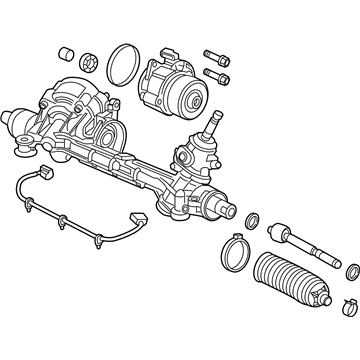 Honda 53620-TGH-A71 RACK, POWER STEERING