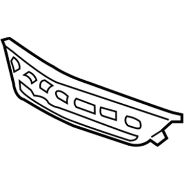 Acura 71103-SEA-000 Grille, Front Bumper (Lower)