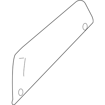 Mopar 5155278AG Glass-Quarter Window