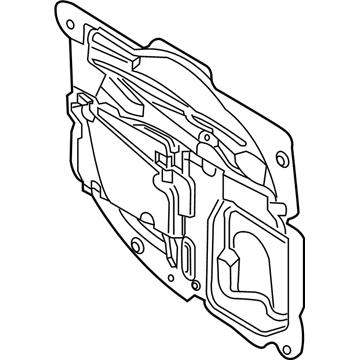 Mopar 68359658AA Shield-Rear Door