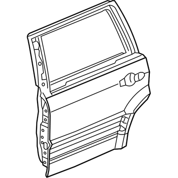 Honda 67510-S9V-A91ZZ Panel, R. RR. Door (DOT)