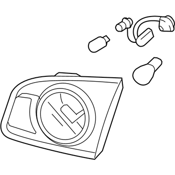 Hyundai 92406-0W050 Lamp Assembly-Rear Combination Inside, RH