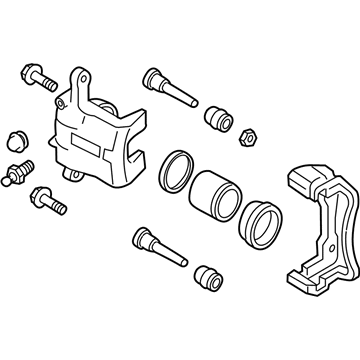 Nissan 41011-3YW0A CALIPER Assembly-Front LH, W/O Pads Or SHIMS