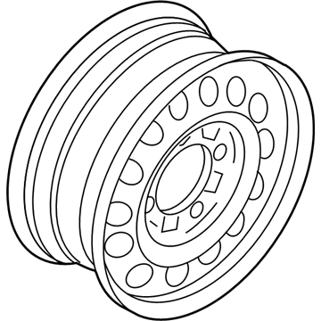 Kia 529103E170 Wheel-Assembly, Steel