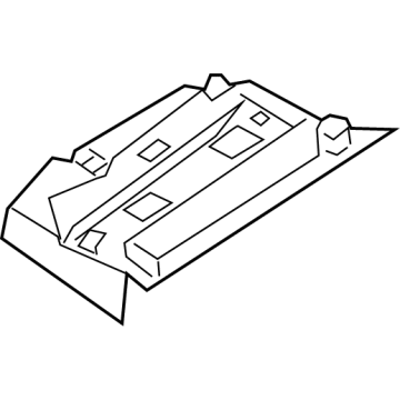 BMW 51-45-6-998-519 PASSENGER'S FOOTWELL TRIM PA