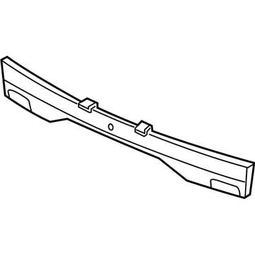 Acura 71570-TL2-A00 Absorber, Rear Bumper