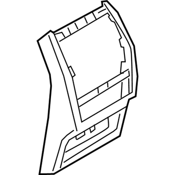 BMW 51-16-9-399-876 COVER CENTRE CONSOLE, REAR