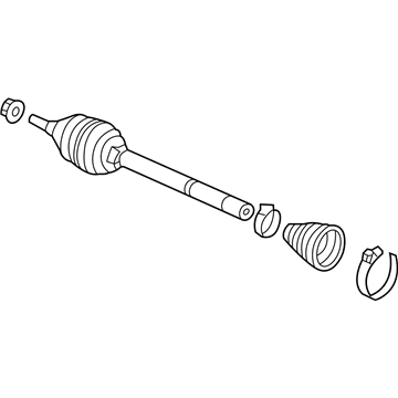 Honda 44010-S87-A50 Driveshaft Set, Passenger Side